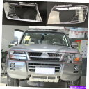 USヘッドライト 2003-2010三菱Pajero Montero V73 LH + RHヘッドライトキットレンズランプカバー For 2003-2010 MITSUBISHI Pajero Montero V73 LH+RH Headlights Kit Lens Lamp Cover