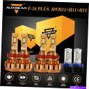 USヘッドライト AuxBeam F-16P H9 H11 H16 H8 LED CANBUSヘッドライトフォグ2016-2020 AUXBEAM F-16P ...