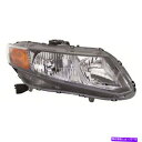 USヘッドライト HO2503144 CAPA右ヘッドランプアセンブリコンポジット12ホンダシビック HO2503144 CAPA Right Headlamp Assembly Composite for 12 Honda Civic