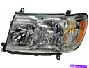 USヘッドライト 05-07トヨタランドクルーザーGF86B8のための左ヘッドライトアセンブリ Left Headlight Assembly For 05-07 Toyota Land Cruiser GF86B8