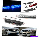 USヘッドライト 2012-2015トヨタタコマピックアップトラッククリスタルクロムヘッドライトランプ+ブルーLED DRL 2012-2015 TOYOTA TACOMA PICKUP TRUCK CRYSTAL CHROME HEADLIGHTS LAMP+BLUE LED DRL