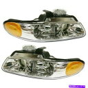 USヘッドライト 2ヘッドランプアセンブリの新しいセット左右サイドフィットVoyager Grand Voyager New Set Of 2 Head Lamp Assembly Left & Right Side Fits Voyager Grand Voyager