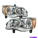 USヘッドライト 2011年から17のDodge Grand Caravan 08-16 Chrysler Town&Country Headlights LH...
