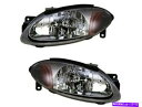 USヘッドライト DIYソリューションヘッドライトアセンブリセットフィットフォードエスコート2000-2003 ZX2クーペ75YBWR DIY Solutions Headlight Assembly Set fits Ford Escort 2000-2003 ZX2 Coupe 75YBWR