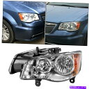 USヘッドライト 2011年から19日のDodge Grand Caravan 08-16 Chrysler Town&Country Headlights H...