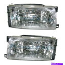 USヘッドライト 96-98村人ヘッドライトヘッドランプフロントヘッドライトランプ左右サイドセットペア 96-98 Villager Headlight Headlamp Front Head Light Lamp Left Right Side SET PAIR(2)