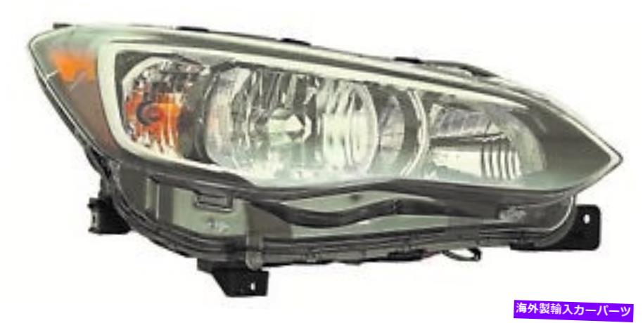 USヘッドライト 2018年2019年の新しい旅客サイドハロゲンヘッドライトSubaru Crosstrek New Passenger Side Halogen Headlight FOR 2018 2019 Subaru Crosstrek