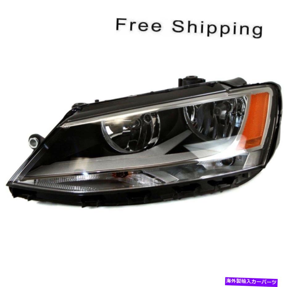 USإåɥ饤 ϥإåɥץ֥걿ž¦եåȥեåȥեॹJetta Sedan VW2502146 Halogen Head Lamp Assembly Driver Side Fits Volkswagen Jetta Sedan VW2502146