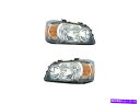 USヘッドライト Headlight 04-06トヨタハイランダ06-06ハイランダーハイブリッド左+右セット Headlight For 04-06 Toyota Highlander 06-06 Highlander Hybrid Left+Right Set