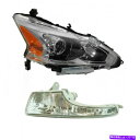 USヘッドライト 2個の照明キットヘッドライト＆バンパーサイドマーカーライトランプ 2pc Lighting Kit Headlight & Bumper Side Marker Light Lamp for Nissan Altima