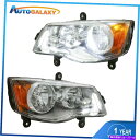 USヘッドライト 11-17 Dodge Grand Caravan 08-16 Chrysler Town&Countryのための2xヘッドライトランプ 2X...