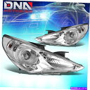 USヘッドライト 11-14 Sonata YF Chromeハウジング透明サイドプロジェクターヘッドライトの交換 FOR 11-14 SONATA YF CHROME HOUSING CLEAR SIDE PROJECTOR HEADLIGHT REPLACEMENT