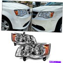 USヘッドライト 11-19 Dodge Grand Caravan 08-16 Chrysler Town&Countryのためのヘッドライトヘッドランプ H...