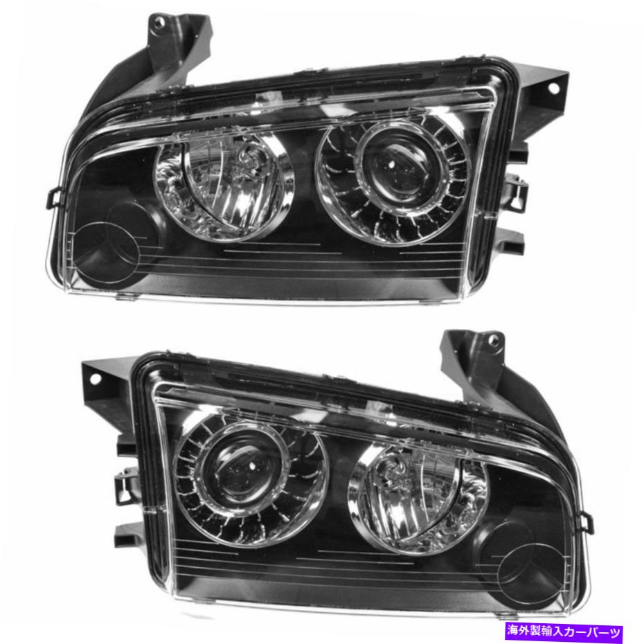 USヘッドライト HIDキセノンヘッドライトヘッドランプ左右ペア08-10 Dodge Charger HID Xenon Headlights Headlamps Left & Right Pair Set for 08-10 Dodge Charger