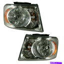 USヘッドライト ヘッドライトヘッドランプ左右ペアセット07-09 Dodge Durango Headlights Headlamps Left & Right Pair Set for 07-09 Dodge Durango(2)