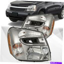 USヘッドライト ヘッドライトクロムW /パフォーマンスレンズセットペアフィット05-09シボレーQUINOX Headlights Chrome w/Performance Lens Set Pair Fits 05-09 Chevy Equinox