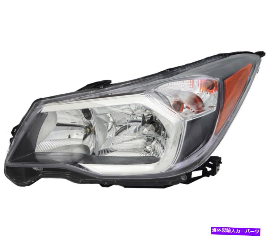 USヘッドライト ハロゲンヘッドライトアセンブリ14-16 Subaru Forester 2.0L Halogen Headlight Assembly Left Driver Side for 14-16 Subaru Forester 2.0L