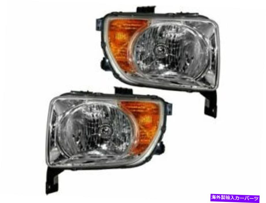 USヘッドライト 2003年から2006年のヘッドライトアセンブリのセットHonda Element 2004 2005 R865RY Headlight Assembly Set For 2003-2006 Honda Element 2004 2005 R865RY