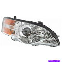 USヘッドライト FITS 2006 2007 Subaruレガシーヘッドライトアセンブリ旅客サイドクロム Fits 2006 2007 Subaru Legacy Headlight Assembly Passenger Side Chrome