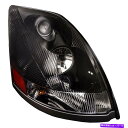 USヘッドライト ヘッドライトハロゲンブラックハウジング右フィット2004-2015 VOLVO VN / VNL Headlight Halogen Black Housing Right Fits 2004-2015 Volvo VN/VNL