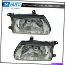 USヘッドライト ヘッドライトヘッドランプ左右ペアセット00-02 Rodeo Honda Passport for 00-02 Rodeo Passport Headlights Headlamps Left & Right Pair Set for 00-02 Isuzu Rodeo Honda Passport