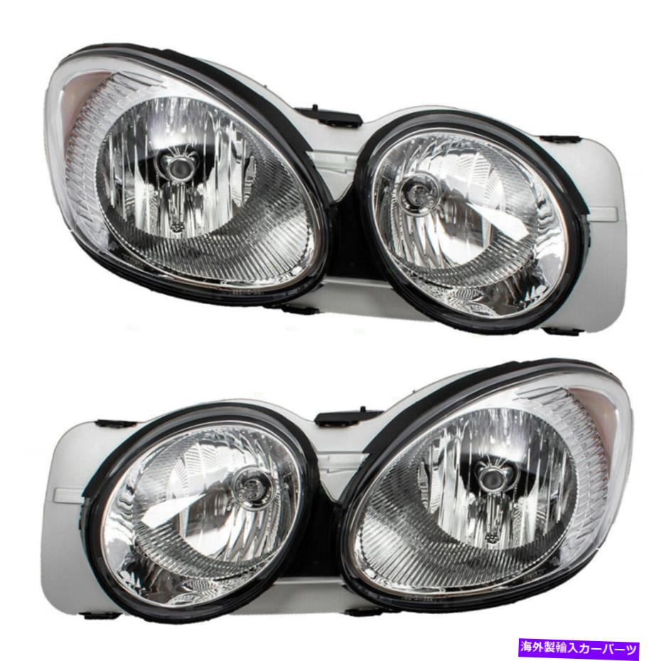 USヘッドライト ヘッドライトセットフィット2005-2009ビュイックラクロスペアヘッドランプW /ハウジングアセンブリ Headlights Set fits 2005-2009 Buick LaCrosse Pair Headlamps w/ Housing Assembly