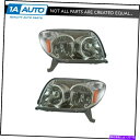 USヘッドライト ヘッドライトヘッドランプ左右ペア23-05トヨタ4Runner Headlights Headlamps Left & Right Pair Set NEW for 03-05 Toyota 4Runner