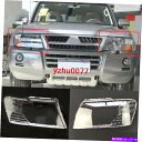 USヘッドライト 2003-2010三菱Pajero Montero V73 LH + RHヘッドライトキットレンズランプカバー 2003-2010 For MITSUBISHI Pajero Montero V73 LH+RH Headlights Kit Lens Lamp Cover