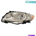 USヘッドライト 新しいヘッドライトレンズとハウジング左フィット2009-10トヨタカローラ8117012C20カーパ NEW HEAD LIGHT LENS AND HOUSING LEFT FITS 2009-10 TOYOTA COROLLA 8117012C20 CAPA