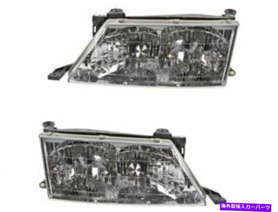 USヘッドライト Headlightアセンブリ98-99トヨタアバロンZQ85F3ドライバー＆助手席側 Headlight Assembly Set For 98-99 Toyota Avalon ZQ85F3 Driver & Passenger Side