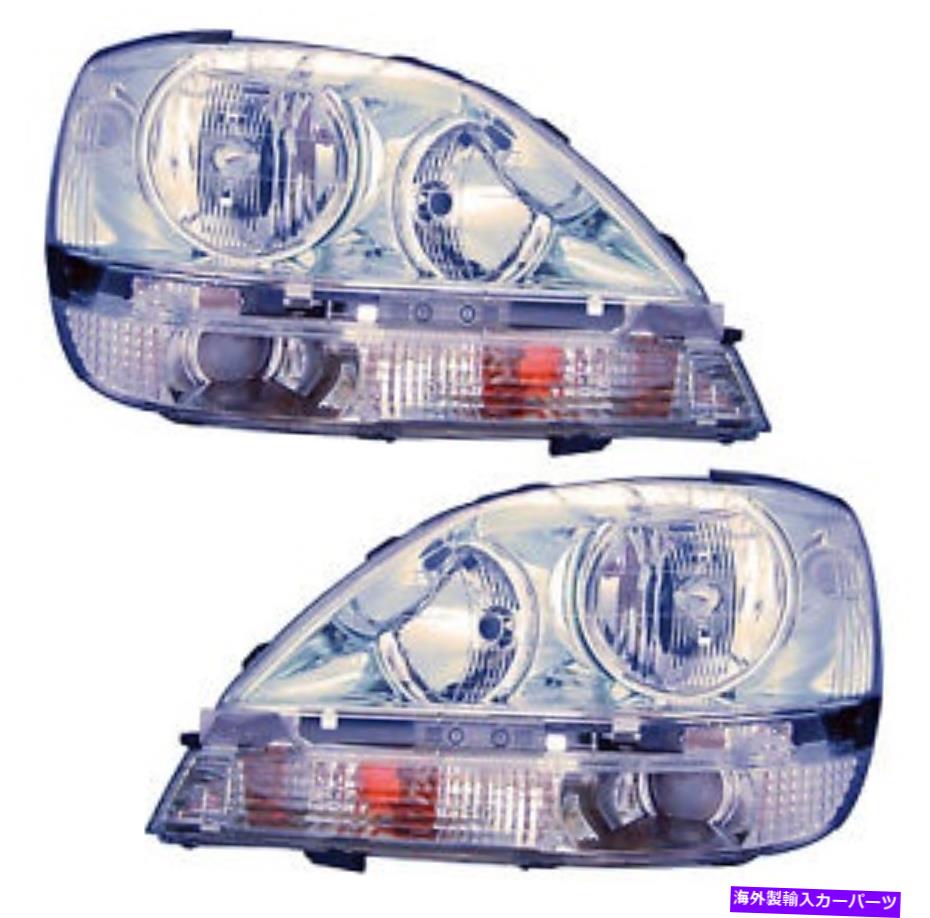 USヘッドライト 2001年2002年2003年のLexus RX300ヘッドライトペアセット For 2001 2002 2003 Lexus Rx300 Headlights Pair Set