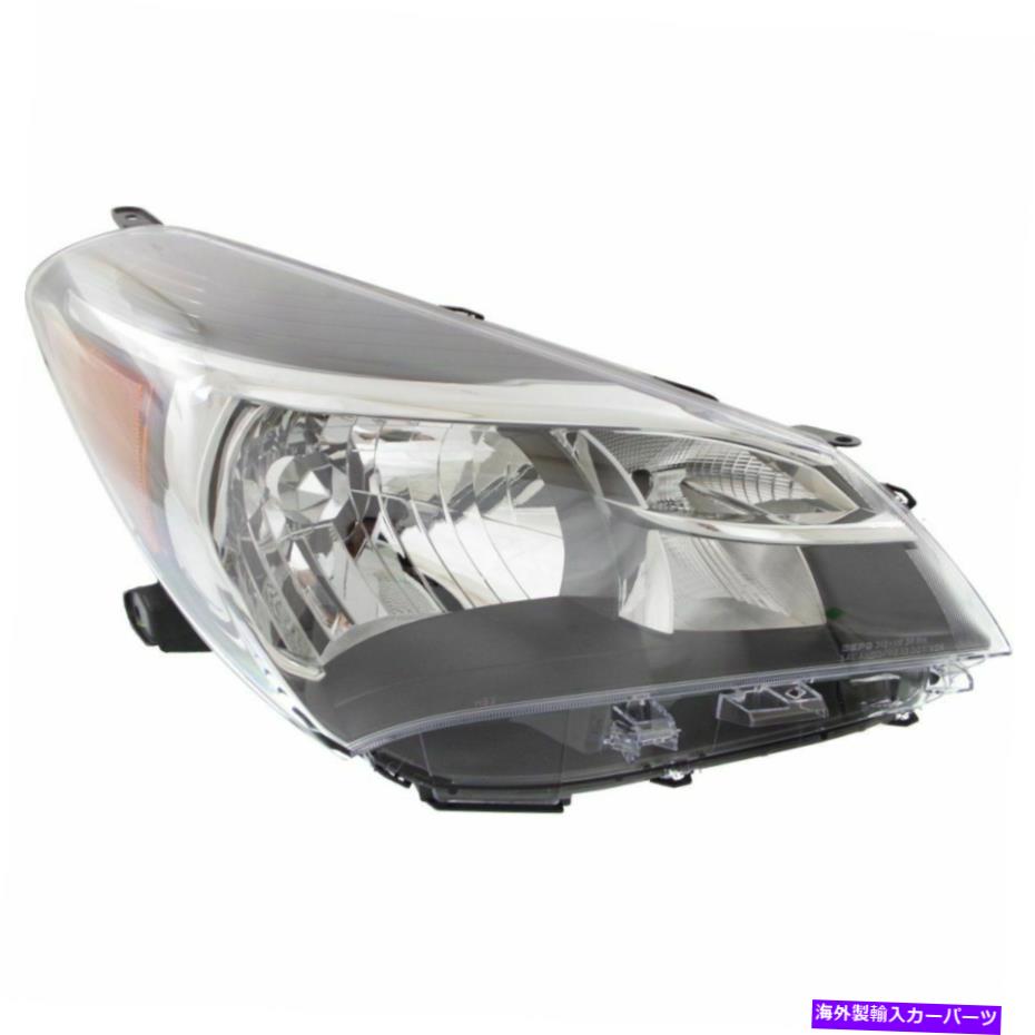 USヘッドライト 2015年から2017年のハロゲンヘッドライトTOYOTA YARIS右リフレクタタイプ Halogen Headlight For 2015-2017 Toyota Yaris Right Multi-Reflector Type