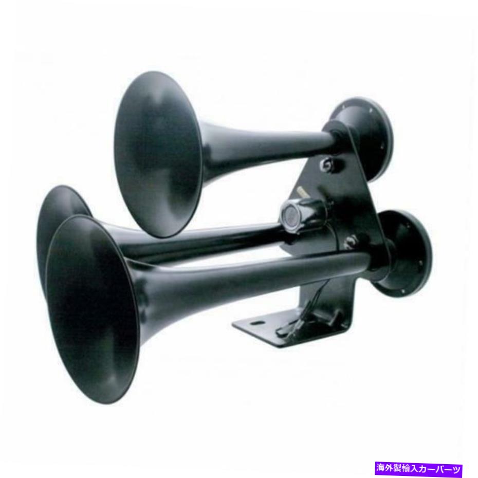 horns ユナイテッドパシフィック46127ブラック3トランペットトレインホーン United Pacific 46127 Black 3 Trumpet Train Horn