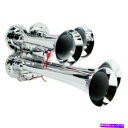 horns Kleinn Air Horns Chromeコンパクトクワッドエアホーン141 Kleinn Air Horns Chrome Compact Quad Air Horn 141