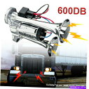 horns 12V 600dbデュアルトランペットスーパーラウドカー電動ホーントラックボート列車スピーカー 12V 600DB Dual Trumpets Su...