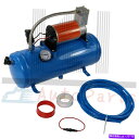 horns 電車の角のタイヤのための6リットルのタンク150psiのdcが付いている12vの空気圧縮機 12V Air Compressor With 6 Liter Tank 150PSI DC For Train Horns Tires Motorhome