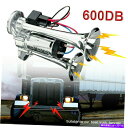 horns 600dB 12Vデュアルトランペットスーパーラウドカー電動ホーントラックボート列車スピーカー 600DB 12V Dual Trumpets Super Loud Car Electric Horn Truck Boat Train Speaker