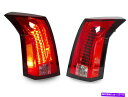 USテールライト 2003年から2007年のDEPOプラグアンドプレイ赤LEDライトバーテールライト2003 - 2007キャデラックCTS / CTS-V DEPO Plug Play Red LED Light Bar Tail Lights For 2003-2007 Cadillac CTS / CTS-V