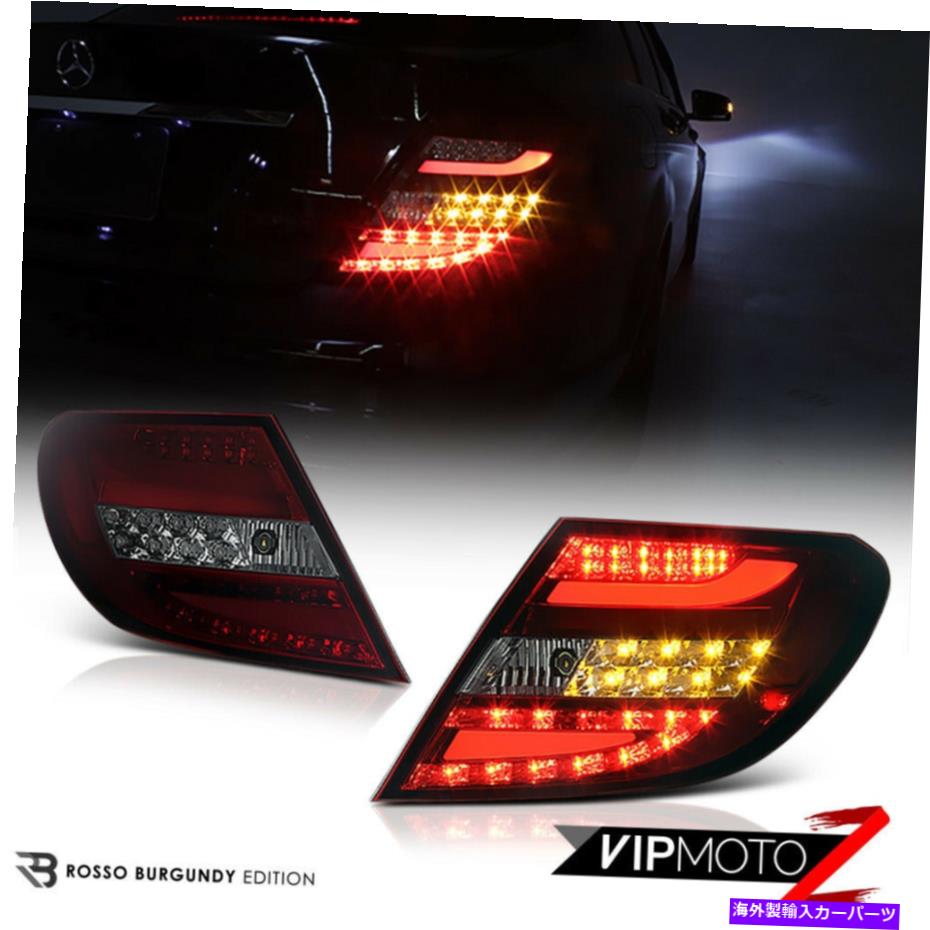 USơ饤 M-٥W204 11-14⡼/ֳLEDơ饤ȥ֥졼C300 / C350 M-Benz W204 11-14 SMOKE/RED Ultra Bright LED Tail Light Brake Signal C300/C350