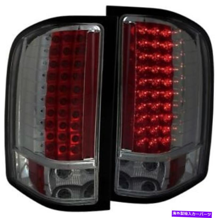 USテールライト ANZO 311159テールライトアセンブリLEDの煙レンズは07-14 Silverado 3500 HD NEW Anzo 311159 Tail Light Assembly LED Smoke Lens For 07-14 Silverado 3500 HD NEW