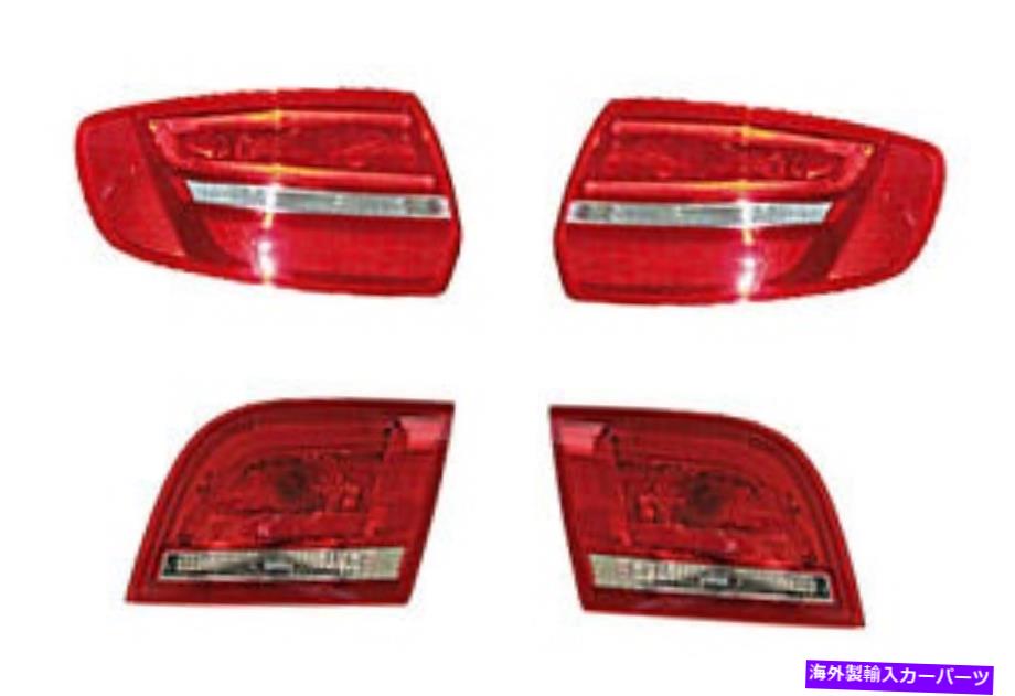 USテールライト Audi A3 Sportback 8P S3純正のフルセットリアライト Full Set Rear Light In+Out Left+Right LED For AUDI A3 Sportback 8P S3 Genuine