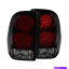USơ饤 Anzo 321225 02-09Τ2Ĥ֤Υ󥺤Υơ饤ȤΥڥ Anzo 321225 Pair of 2 Red Smoke Lens Tail Lights for 02-09 Chevrolet Trailblazer