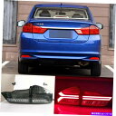 USテールライト ホンダシティのための2倍のLED車の後部テールライトDRLブレーキリバースターンシグナルキット 2x LED Car Rear Tail Li...