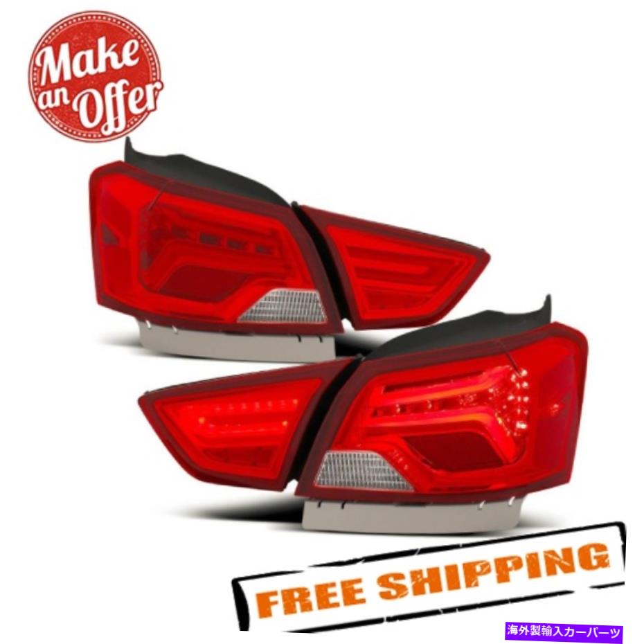 USテールライト Anzo 321346 2014-2018のための赤/クリアLEDのテールライトシボレーインパラ Anzo 321346 Red/Clear LED Taillights for 2014-2018 Chevrolet Impala