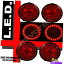 USơ饤 2005-2012 Chevy Corvette Z06֤LEDơ饤4PCSå 2005-2012 Chevy Corvette Z06 Red LED Tail Lights 4pcs Set