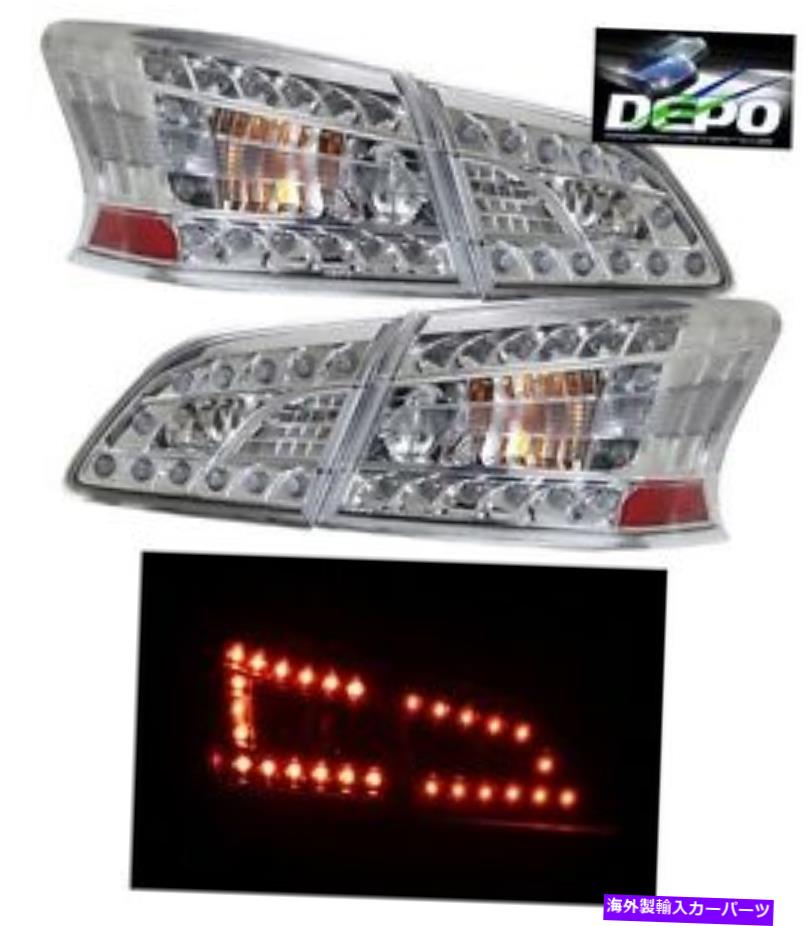USơ饤 LEDơ饤ȥϥ4ĥåȥХǥ󥻥ȥ2013-2018 LED Tail Lights Chrome Housing 4 Pcs Set by DEPO Fits Nissan Sentra 2013-2018