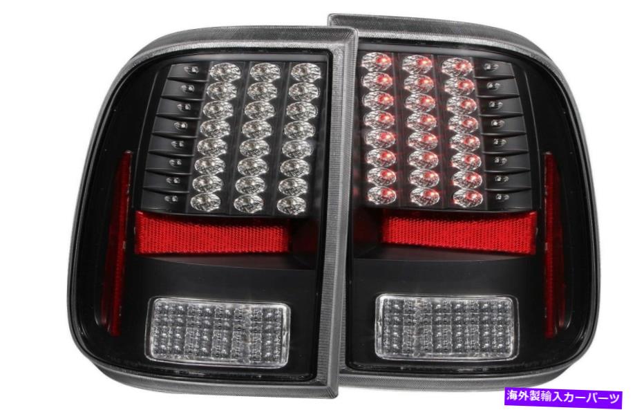 USテールライト Anzo 311127ブラックLEDテールライト08-15フォードF250 / F350 / F450 / F550 SuperDuty Anzo 311127 Black LED Tail Lights for 08-15 Ford F250/F350/F450/F550 SuperDuty