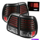 USテールライト スパイダーオートトヨタランドクルーザーブラックLEDテールライト Spyder Auto Toyota Land Cruiser Black LED Tail Light