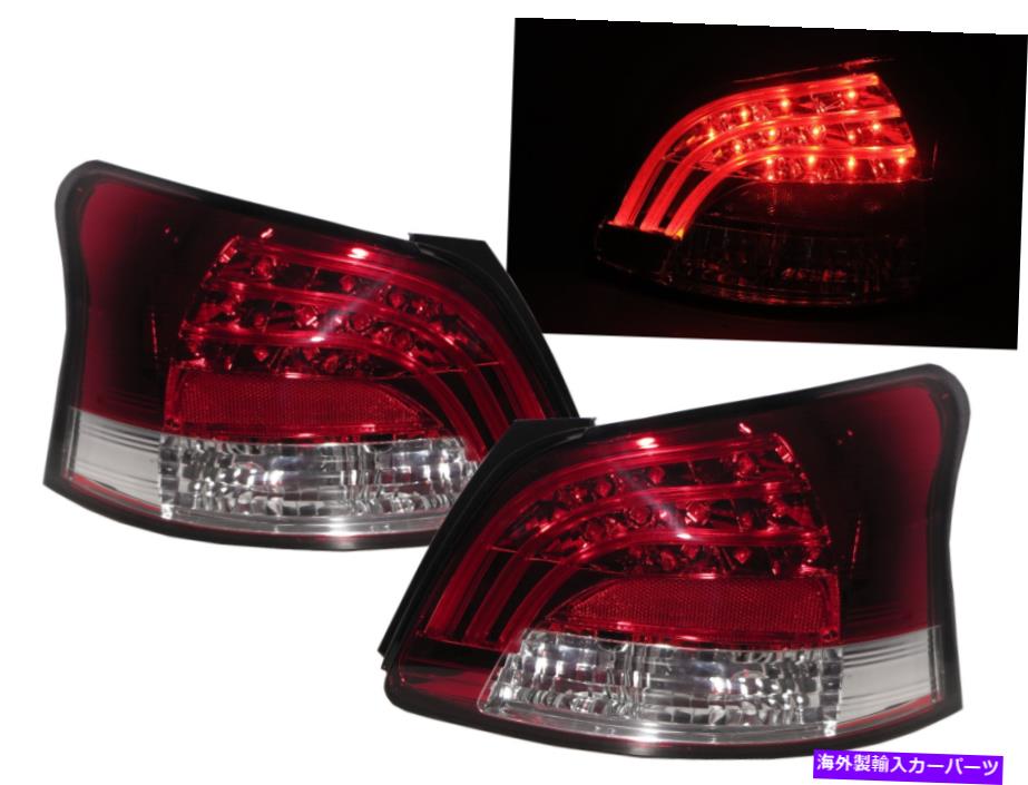 USơ饤 YARIS XP90207-114D LEDơꥢ饤ȥåɥȥ西 YARIS XP90 Second generation 07-11 Sedan 4D LED Tail Rear Light Red for TOYOTA