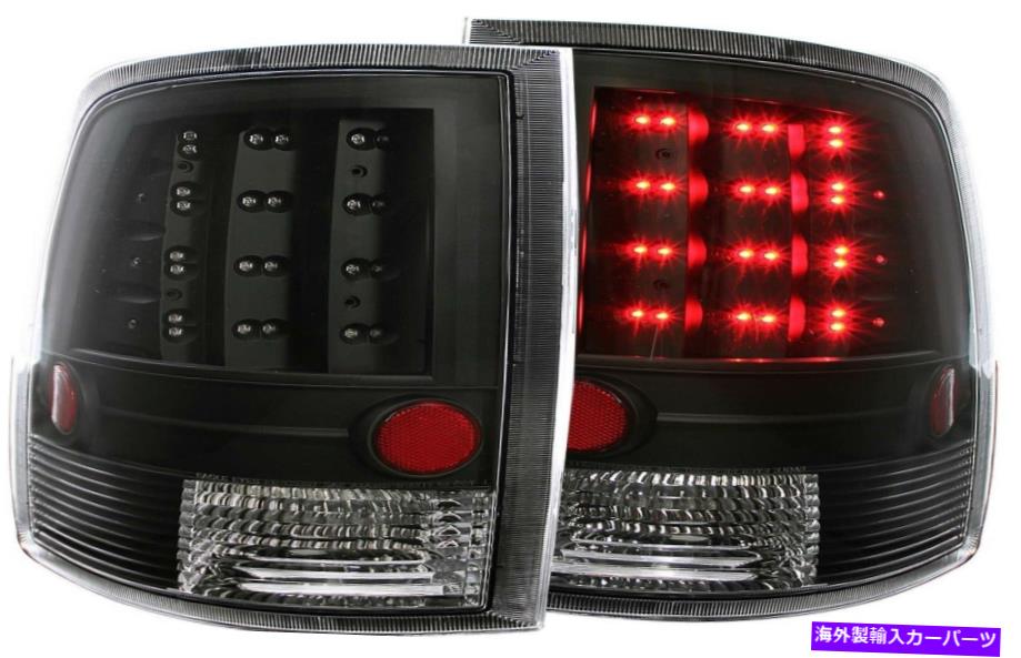 USテールライト Anzo 311144ブラックLEDテールライト赤/ whitte 09-18 Dodge Ram 1500/2500/3500 Anzo 311144 Black LED Tail Lights Red/Whitte for 09-18 Dodge Ram 1500/2500/3500